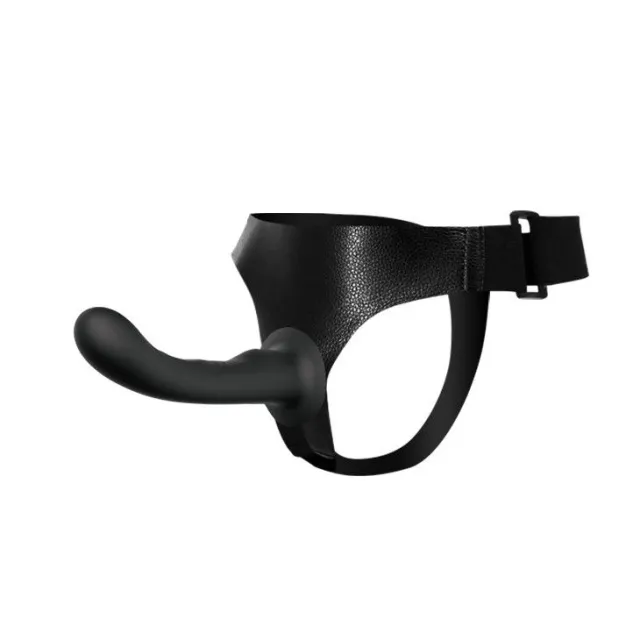 Страпон Ultra Passionate Harness Baile, 15.8 см (черный)