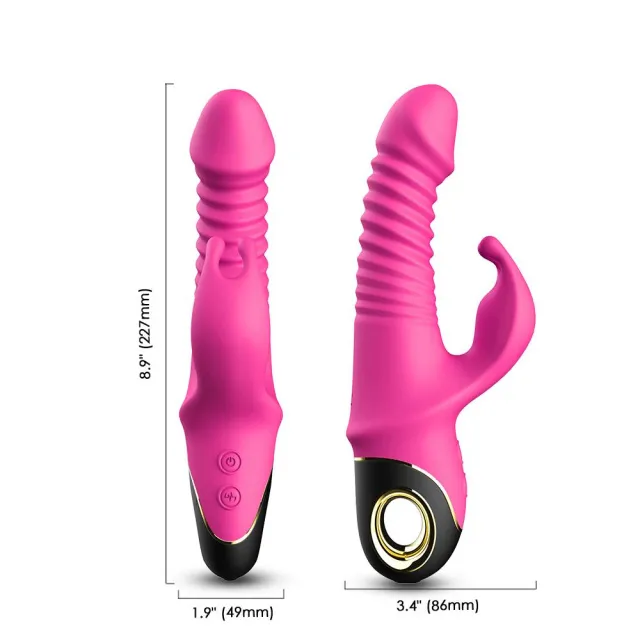 Вибратор-кролик B - Series Joy Zing, 22.7 см (розовый)