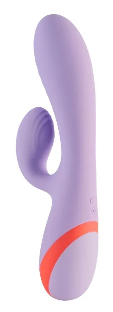 Вібратор-кролик Dream Toys Twin Toned Duo, 19 см (фіолетовий)