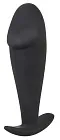 Анальна пробка Orion Black Velvets Butt Plug, 10 см (чорний)