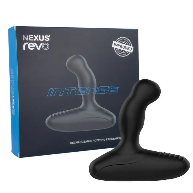 Стимулятор простаты Nexus Revo Intense, 10 см (черный)