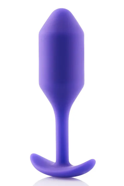 Анальная пробка B-Vibe Snug Plug 2, 10.5 см (фиолетовый)