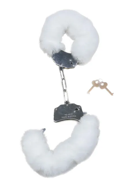 Наручники Fetish B - Series Furry Cuffs (белый)
