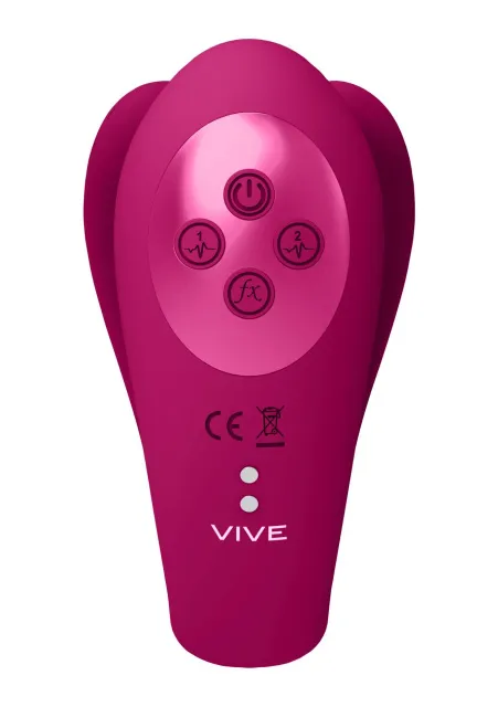 Вибратор Vive Yoko, 19.7 см (фуксия)
