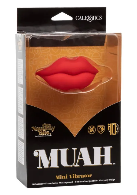 Мини-вибратор Calexotics Muah Mini Vibrator (красный)