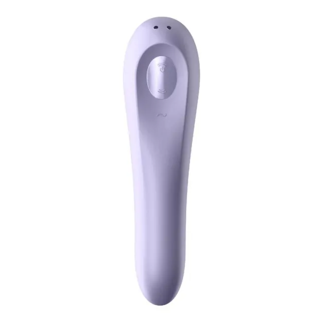 Вібратор з вакуумним стимулятором клітора  Satisfyer Dual Pleasure (бузковий)