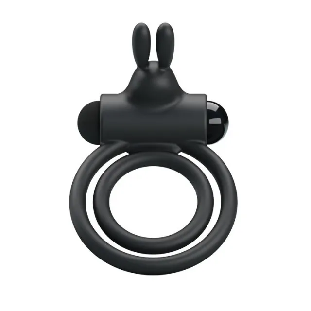 Виброкольцо Pretty Love Osmond CockRing, 7 см (черный)