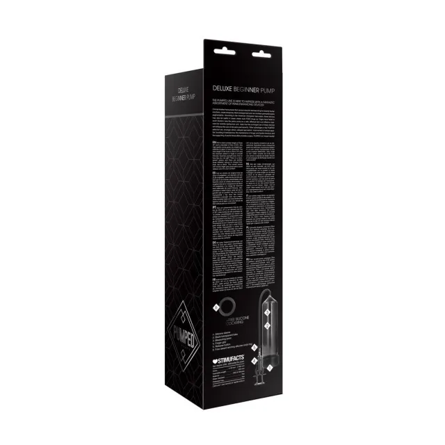 Помпа для пениса Pumped Deluxe Beginner Pump, 23 см (черный)
