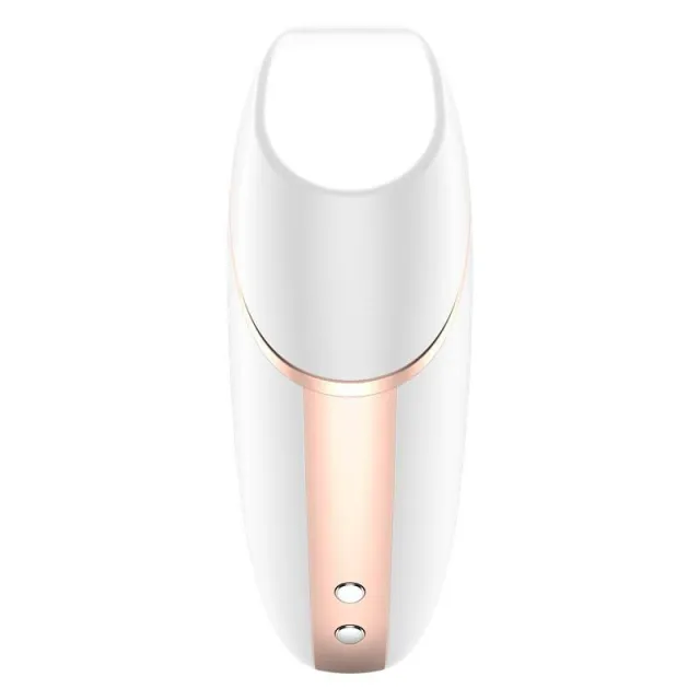 Вакуумный стимулятор клитора с вибрацией Satisfyer Love Triangle (белый)