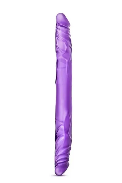 Blush 14 Inch Double Dildo - Dwustronny dildo B, Fioletowy, 35 cm