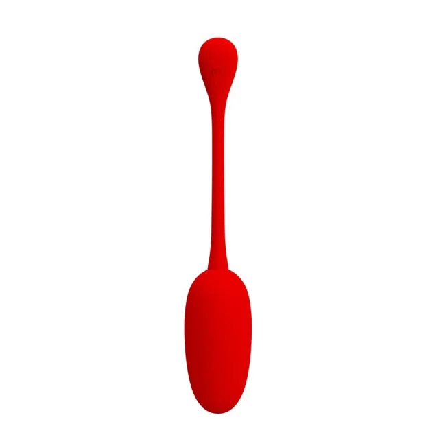 Pretty Love Knucker - Wibrujące jajko, Czerwony, 18, 6 cm