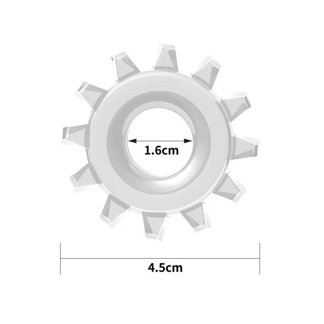 Эрекционное кольцо Lovetoy Power Plus, 1,6 см (прозрачный)