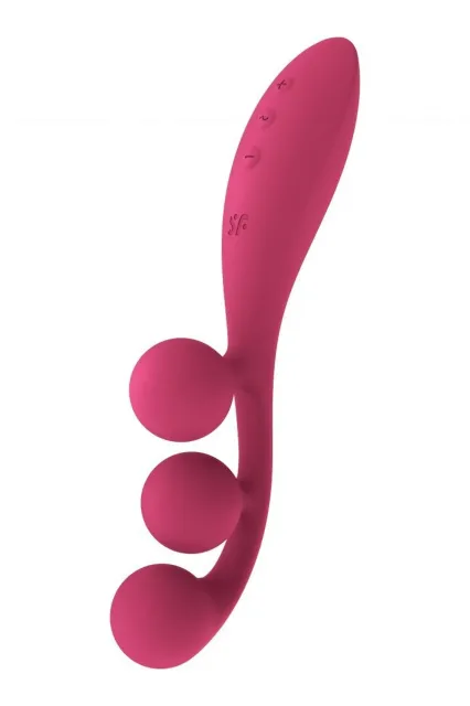 Вібратор Satisfyer Tri Ball 1, 20.5 см (рожевий)