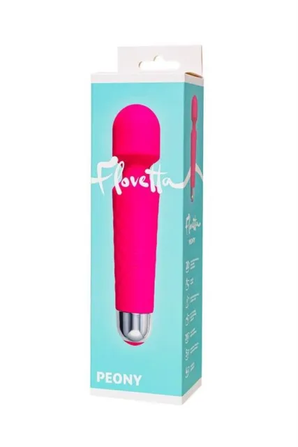 Вибратор Flovetta Peony, 20.5 см (розовый)