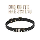 Чокер Liebe Seele Diy з 21 знімною літерою (чорний)
