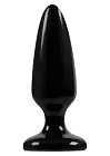 Анальна пробка Pleasure Plug Medium, 12,7 см (чорний)