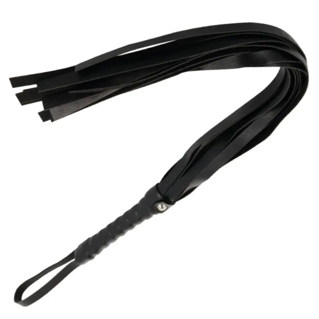 Darkness Black Flogger 45 cm - Pejcz, Czarny, 45 cm