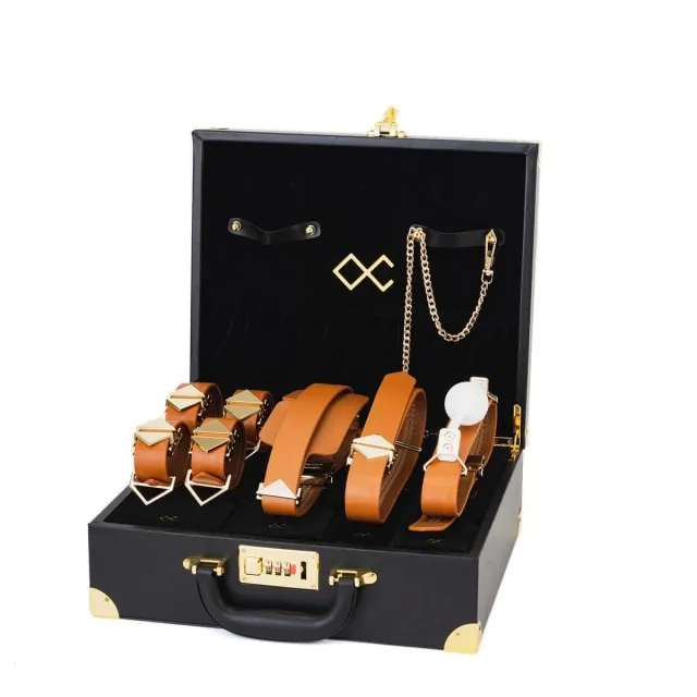 Бондажный набор Lockink Moonlight Treasure Chest Set (коричневый)