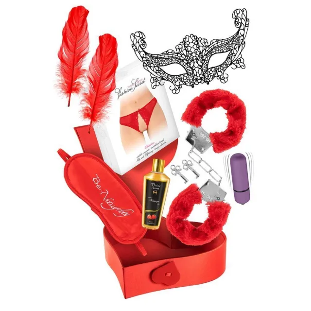 Набор Plaisir Secret Coffret Plaisir 3, 7 элементов (красный)