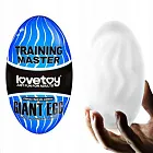 Мастурбатор яйце LoveToy Giant Egg Grind Spirals Edition (прозорий)