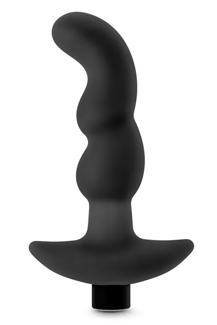 Blush Anal Adventures Platinum Vibrating - Stymulator prostaty, Czarny, 15.2 cm