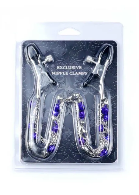 Зажимы для сосков Fetish B-Series Exclusive Nipple Clamps No.2 (серебристый)