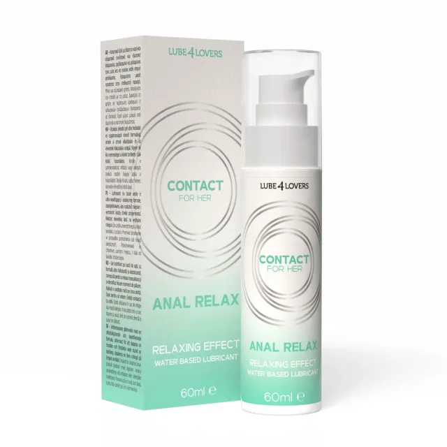 Lube4lovers Anal Relax - Lubrykant analny, Bezzapachowy, 60 ml