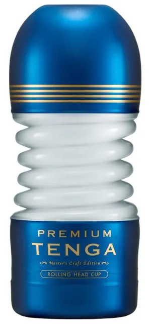 Tenga Premium Rolling Head Cup - Masturbator, Niebieski