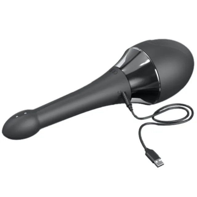 Автоматичний анальний душ з вібрацією Dorcel Douche Mate Pro, 200 мл (чорний)