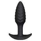 Анальна пробка Dorcel Wavy Plug, 10,6 см (чорний)