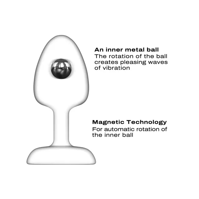 Анальная пробка Dorcel Geisha Plug Infinite L, 9.3 см (черный)