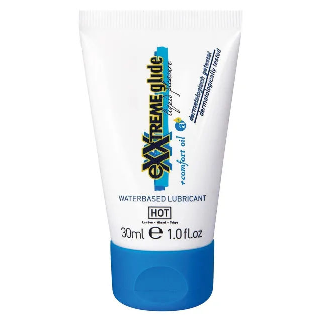 Hot Exxtreme Glide - Lubrykant analny na bazie wody, Bezzapachowy, 30 ml