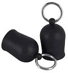 Помпы для сосков Orion Black Velvets, 4 см (черный)