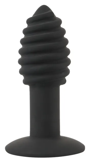 Анальная пробка с вибрацией Orion Black Velvets Twist plug, 10,7 см (черный)