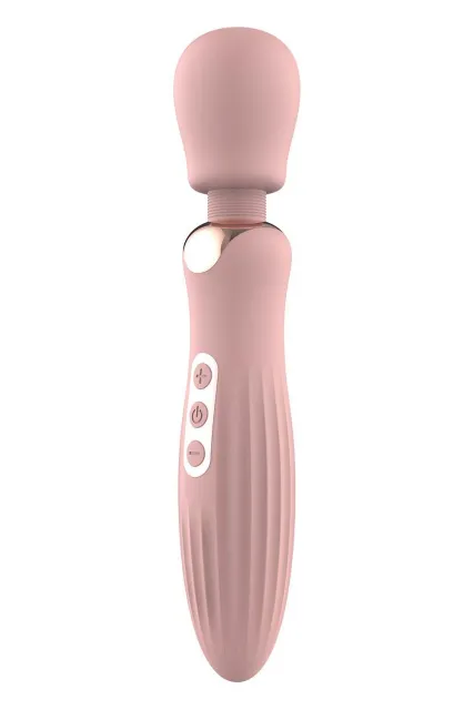 Вибратор Glam Large Wand, 24 см (светло-розовый)