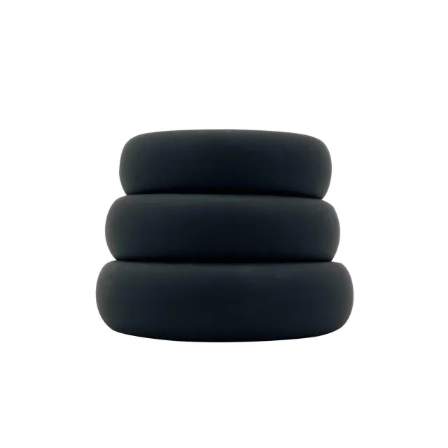 Набір ерекційних кілець Alive Sensual Pleasure Rings, 3 шт (чорний)