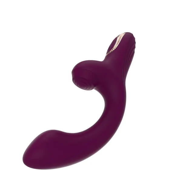 B - Series Lyla Lila - Wibrator, Fioletowy, 20.5 cm
