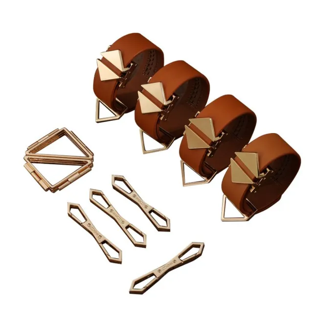 БДСМ набор Lockink Hogtie Set (коричневый)