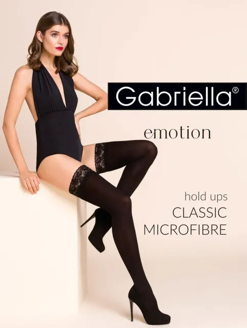 Gabriella Calze Classic Microfibre - Pończochy, S/M