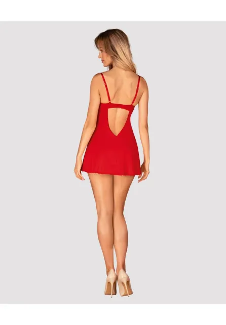 Эротический комплект белья Obsessive Ingridia, XL/2XL (красный)