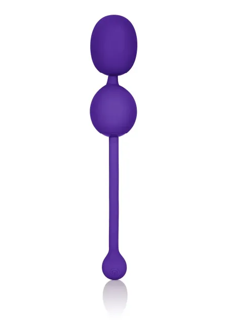 CalExotics Rechargeable Dual Kegel - Kulki gejszy, Fioletowy, 9 cm