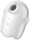 Вакуумный стимулятор клитора с вибрацией Satisfyer Glowing Ghost (белый)