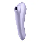 Satisfyer Dual Pleasure - Wibrator z bezdotykowym masażerem łechtaczki, Liliowy, 18 cm