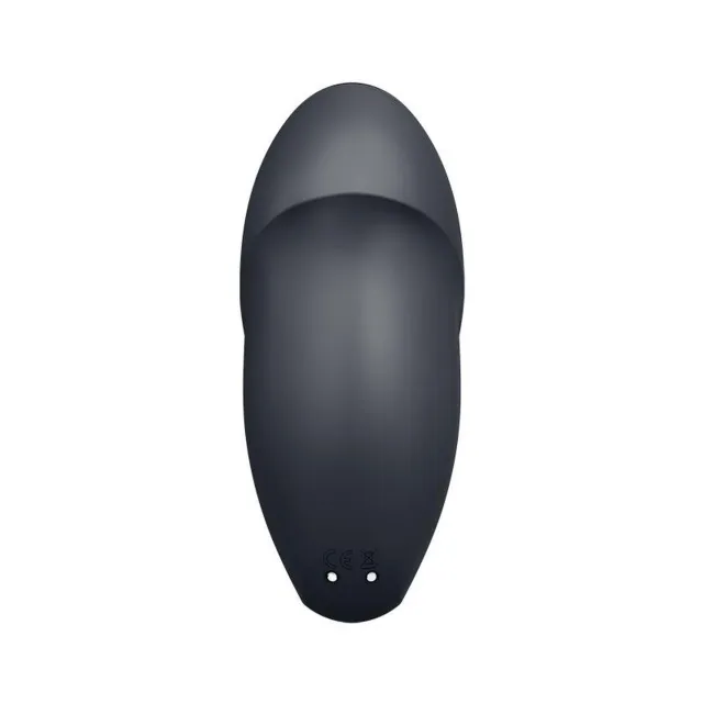 Satisfyer Tap & Climax 1 - Wibrator łechtaczkowy, Czarny, 11 cm