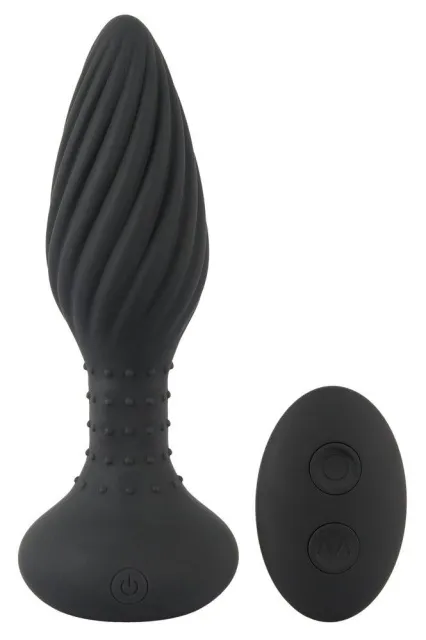 Анальная пробка Anos Finest Butt Plug Wear, 15,1 см (черный)