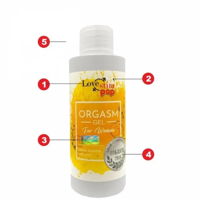 LoveStim Pop Orgasm Gel - Żel, Bezzapachowy, 150 ml