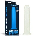 Фалоімітатор неоновий Lumino Play Dildo, 21 см (синій)