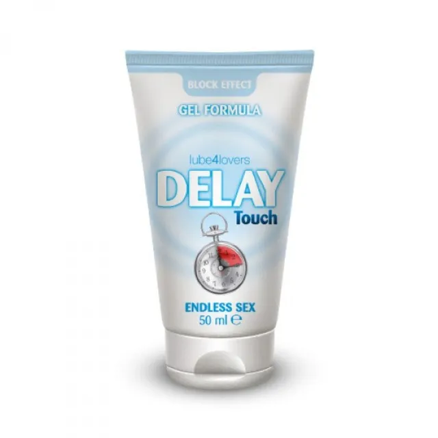 Lube4lovers Delay Touch - Żel przedłużający, Bezzapachowy, 50 ml