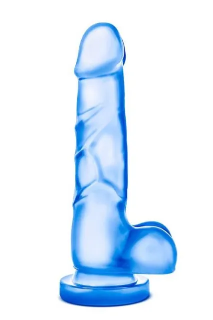 Blush B Yours Sweet N Hard 4 - Dildo, Niebieski, 19.5 cm