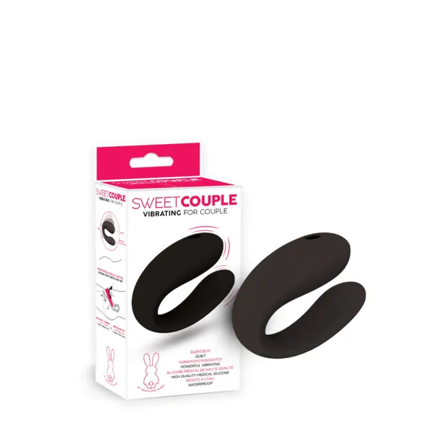 Вибратор Clara Morgane Sweet Couple, 6.8 см (черный)